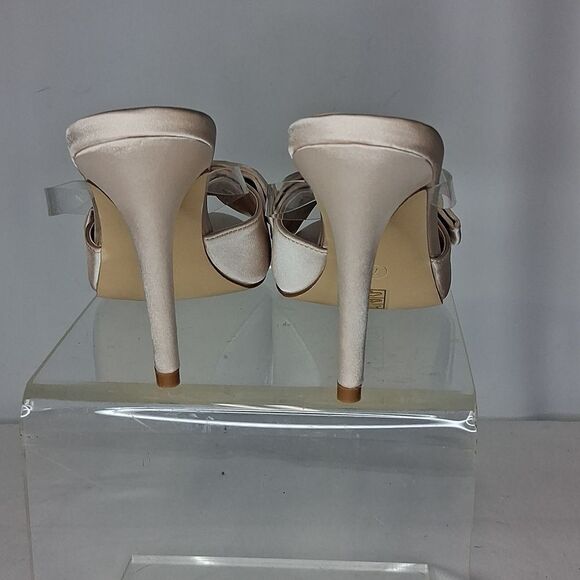 ALLEGRA K SATIN BOW STILETTO HEELS FTL-05-008 - Picture 4 of 8